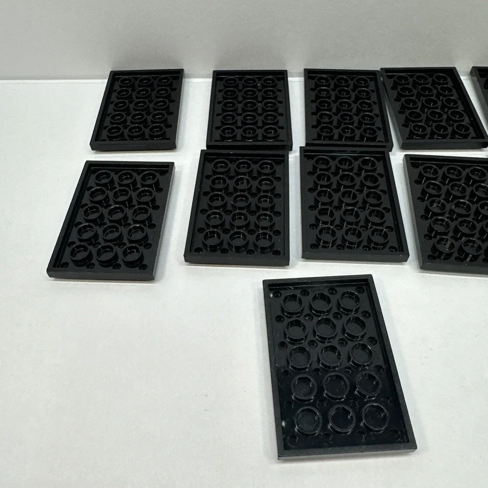 LEGO® Part # 3032‎ Black 4x6 Plate Lot Of 11